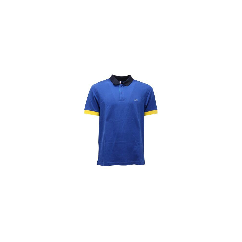 SUN 68 0675AH polo uomo bluette...