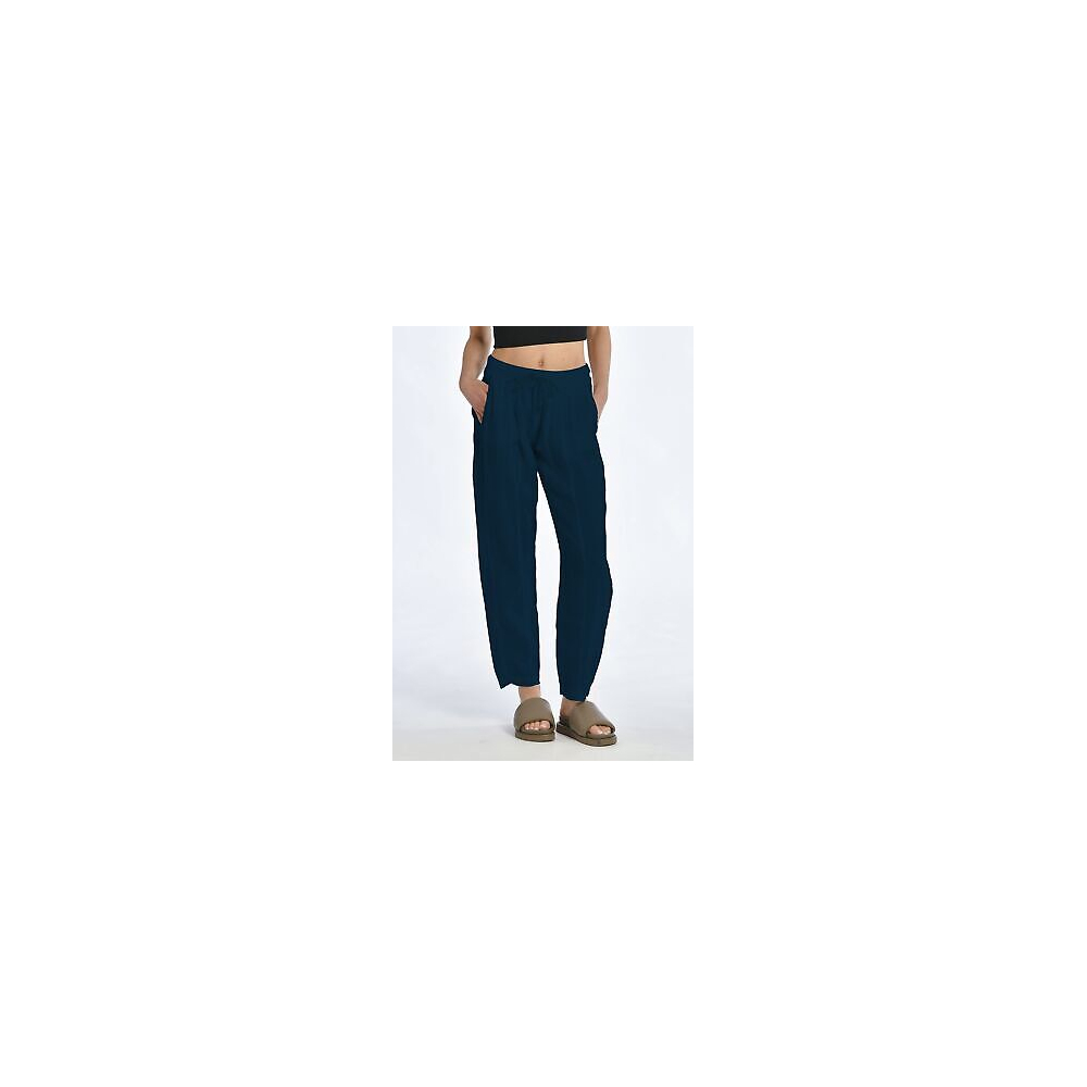 DEHA Pantalone in Lino Donna...