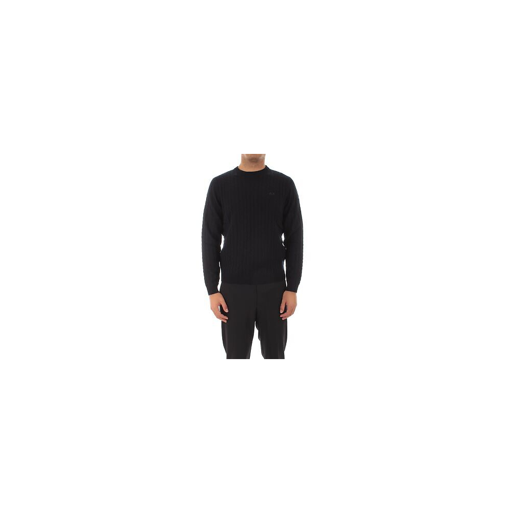 SUN68 Maglia Girocollo Navy Blue...