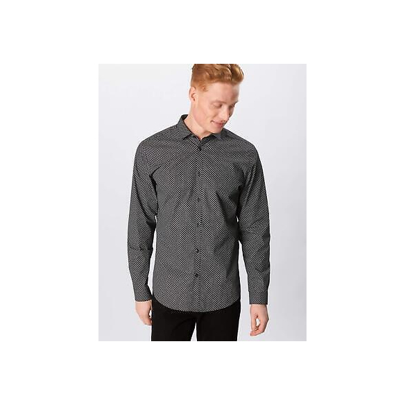 JACK & JONES Camicia Casual JPRBLACKBURN (Dark Navy, S)