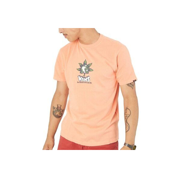 T-SHIRT VANS PEACE OF MIND SS MELON VN0A7PJYYST UOMO ARANCIONE Arancione L