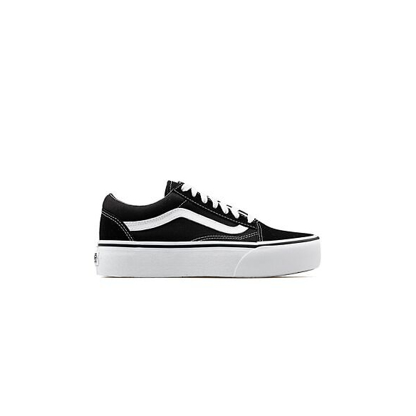 Vans Old Skool Platform, Scarpe Running Donna, Nero Black White Y28, 40 EU