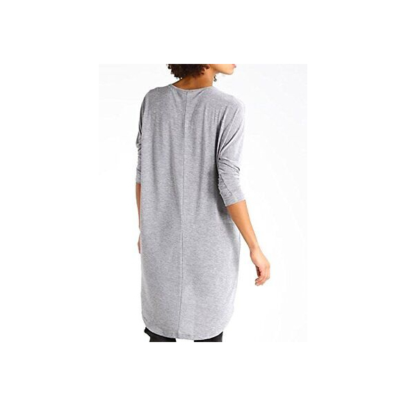 Vero Moda Vmhonie Loose Long 3/4 Top Rep Maglia a Maniche Lunghe, Grigio (Light