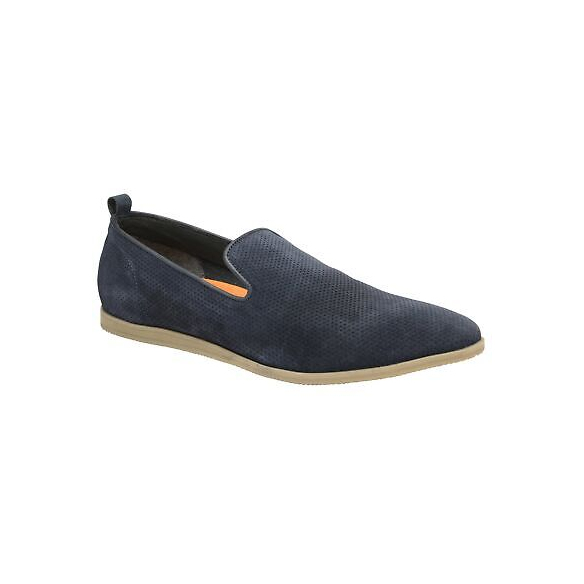Frank Wright - Sandali con Zeppa Uomo, Blu (Navy), 47