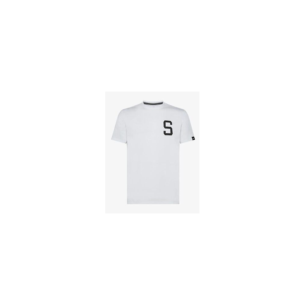 SUN68 T-Shirt Round Big Word (Bianco)