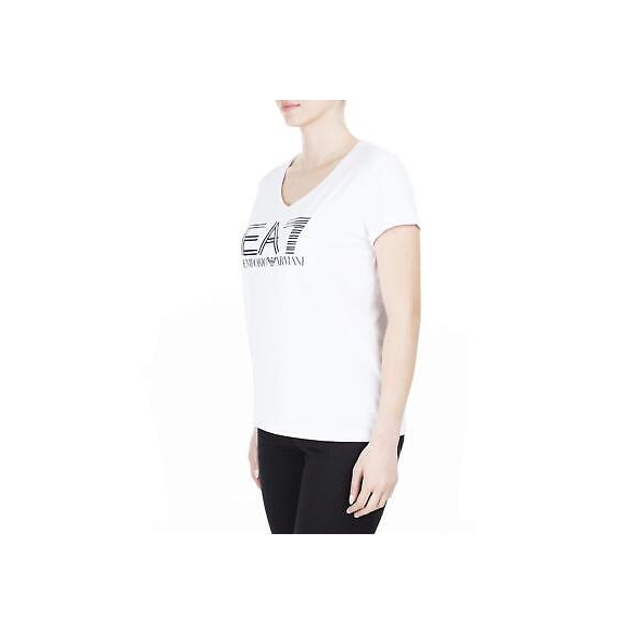 EA7 T-Shirt Donna Logo 3htt39 tj12z m Bianco