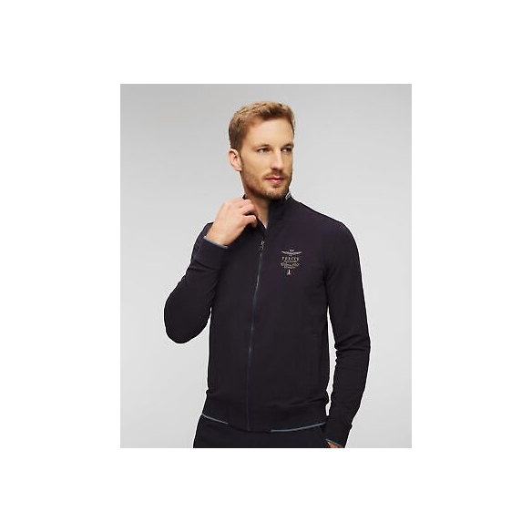 Aeronautica Militare Felpa Frecce Tricolori Cotone Stretch (Blu Navy)