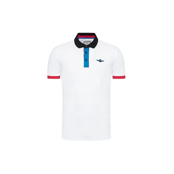 Aeronautica Militare Polo Uomo PO1601 Bianco