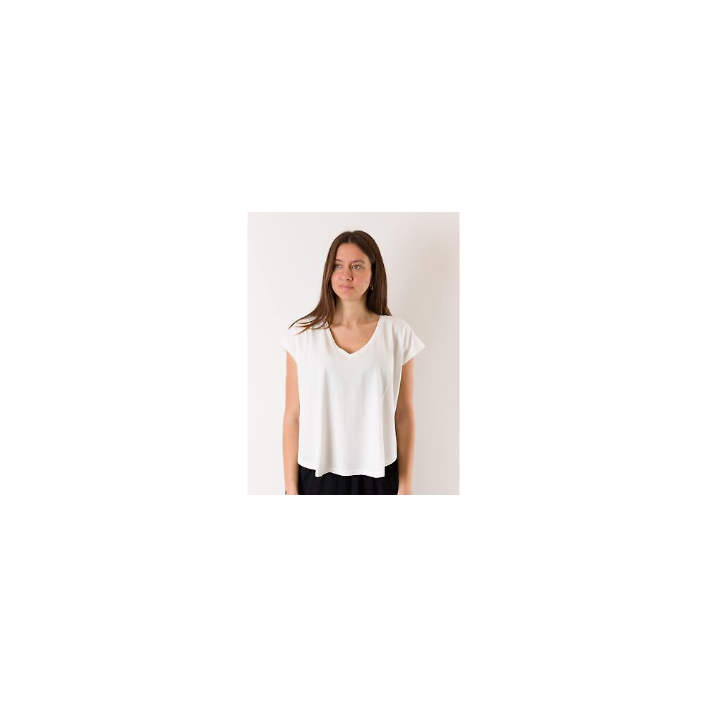 DEHA T-Shirt Donna Loose-Fit (White)