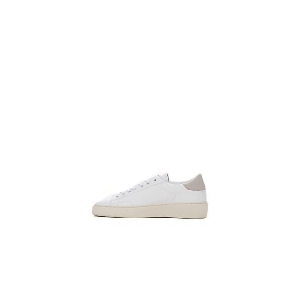 D.A.T.E. Sneaker da Uomo Levante Bianca e Beige in Pelle - Levante M