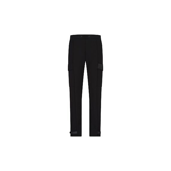 Emporio Armani Pantaloni Evo Mix in Tessuto Tecnico (Black)