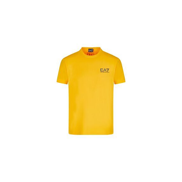 Emporio Armani EA7 T-Shirt con Stampa logata sul Retro (Saffron)