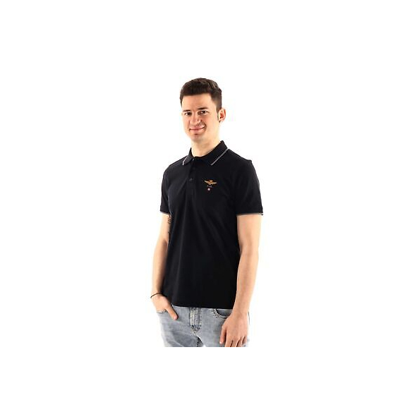Aeronautica Militare MC PERFILO Collo Blu Blue Black 08312