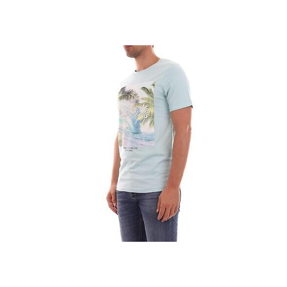JACK&JONES 12138454 SUMMER TEE T-SHIRT E CANOTTE Uomo AQUAMARINA M