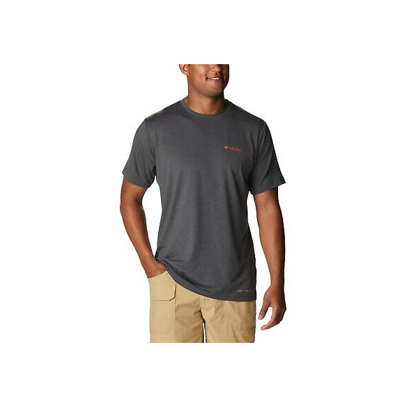 Columbia Tech Trail, T-Shirt con Stampa, Uomo