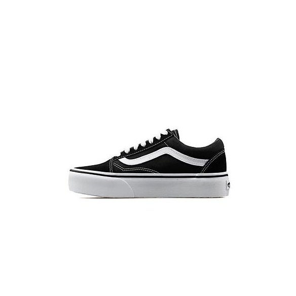 Vans Old Skool Platform, Scarpe Running Donna, Nero Black White Y28, 40 EU