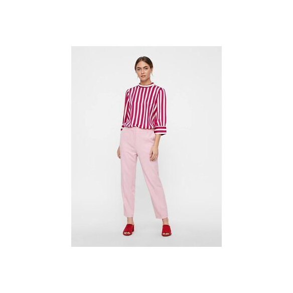 Vero Moda Vmstinna Highneck 3/4 Top Ki Camicia, Viola (Festival Fuchsia